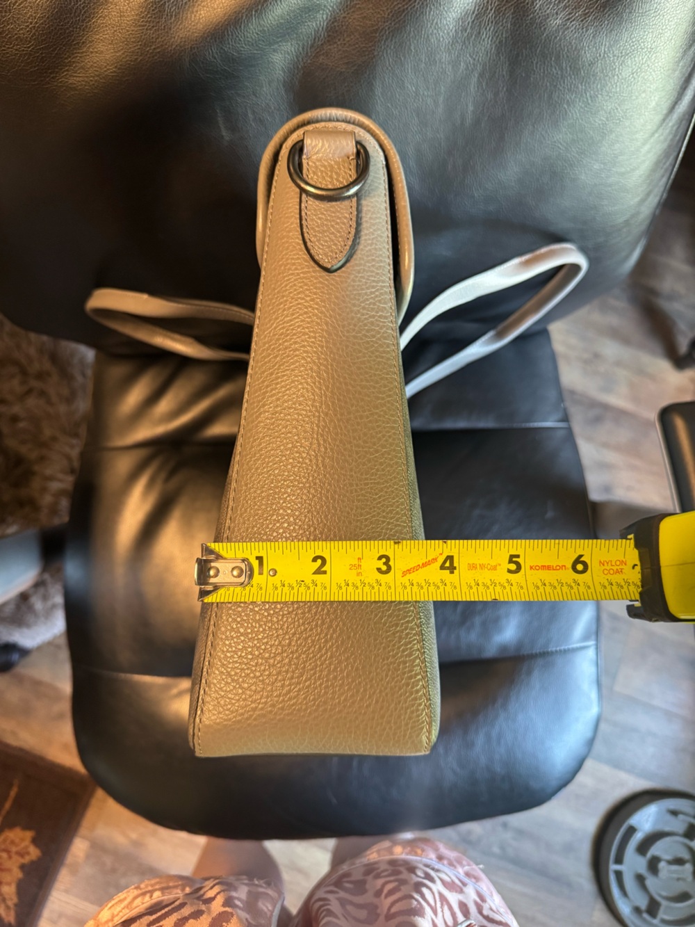 Coach Mens Signature Canvas and Leather Briefcase/Satchle in Light Gray - Picture 14 of 15